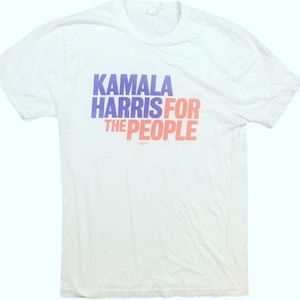 kamala harris for the people white small t shirt